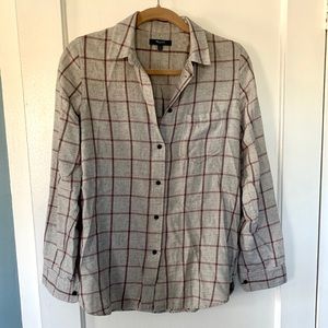 Madewell flannel button down